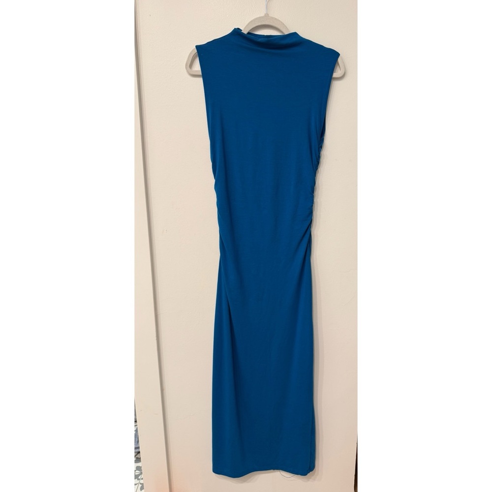 Reformation Vibrant Blue Backless Dress
